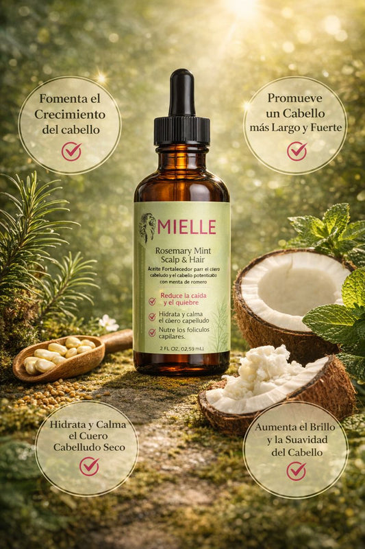 Aceite de Romero & Menta - Crecimiento Extremo y Fortaleza