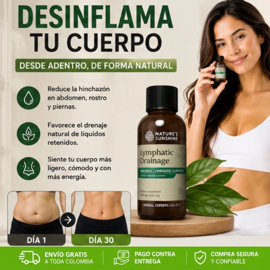 Lymphatic Drainage™ ORIGINAL | Suplemento Herbal para el Drenaje Linfático