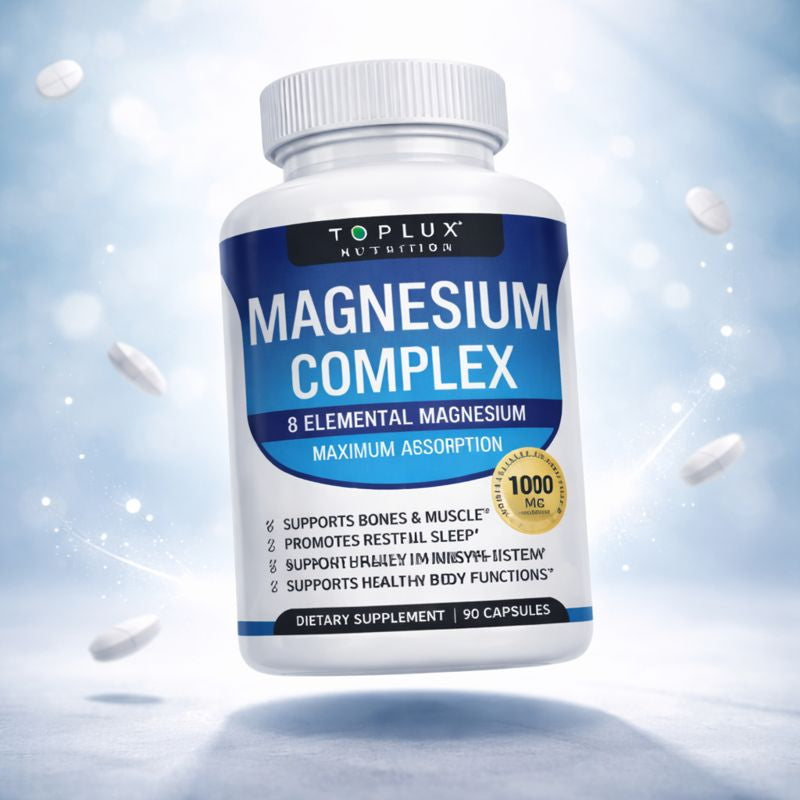 Magnesium Complex 8-en-1 - Sueño Profundo y Energía(90 Cápsulas)