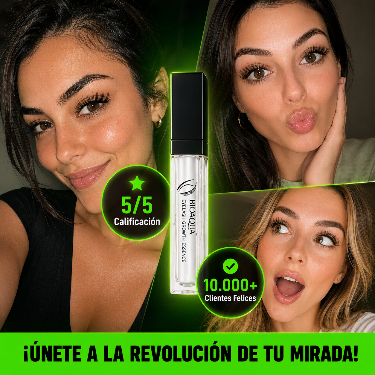 Serum Bioaqua Para Pestañas: Oferta 2x1