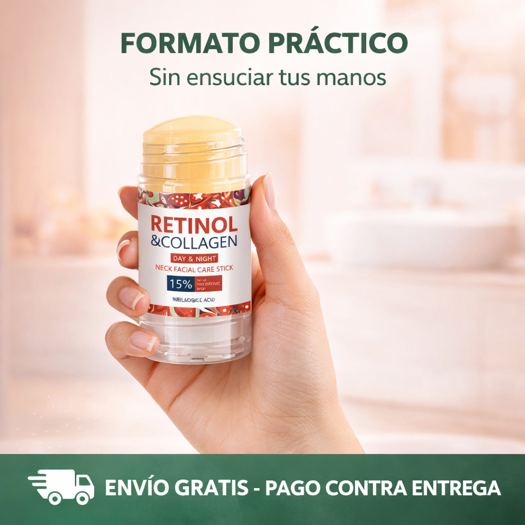 Stick Antiedad Día y Noche: Firmeza y Juventud sin Ensuciar tus Manos