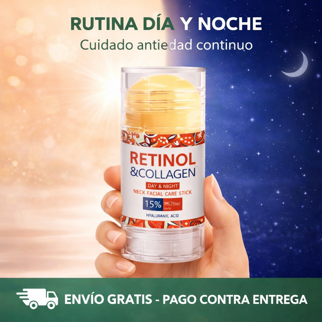 Stick Antiedad Día y Noche: Firmeza y Juventud sin Ensuciar tus Manos