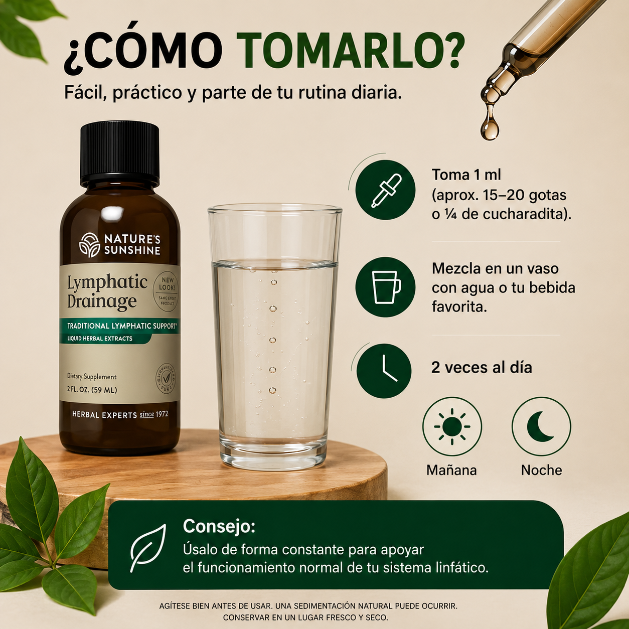 Lymphatic Drainage™ ORIGINAL | Suplemento Herbal para el Drenaje Linfático
