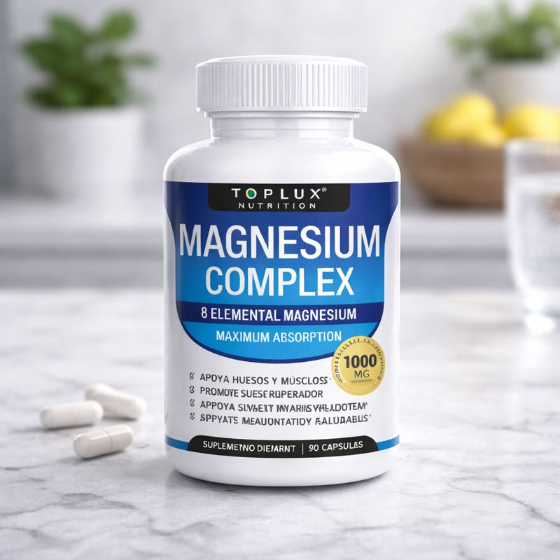 Magnesium Complex 8-en-1 - Sueño Profundo y Energía(90 Cápsulas)
