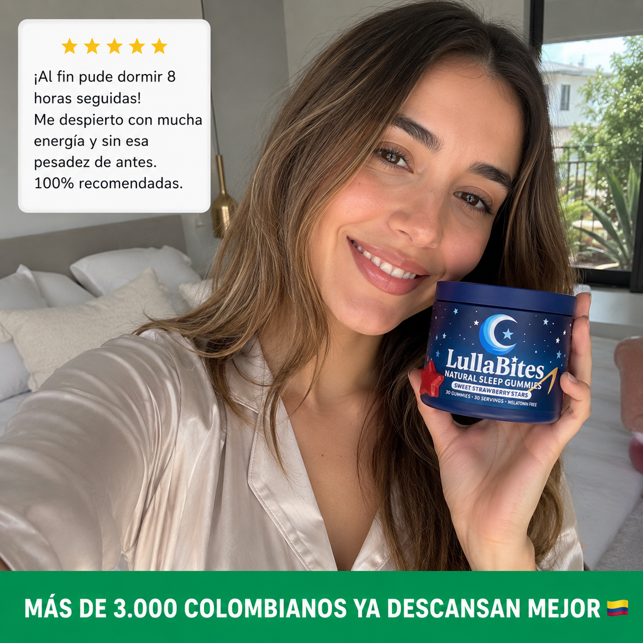 LULLABITES™: DUERME PROFUNDO Y DESPIERTA COMO NUEVO (SIN MELATONINA) ✨🌙