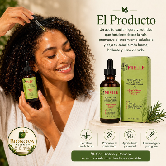 Aceite de Romero & Menta - Crecimiento Extremo y Fortaleza