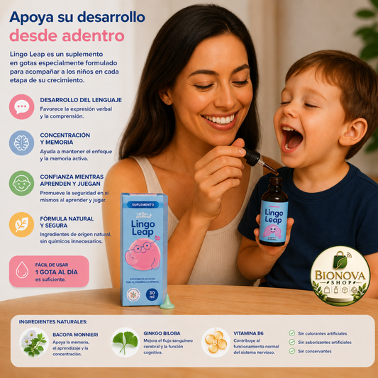 Gotas Lingo Leap - Desarrollo del Habla y Concentración